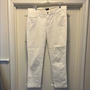 NYDJ White Straight Leg Jeans Modern Style